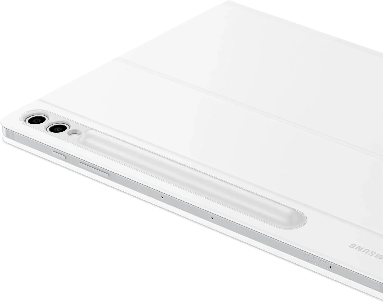 Чехол-клавиатура Samsung для Samsung Galaxy Tab S9+/S9 FE+/S10+ Book Cover Keyboard поликарбонат/полиуретан белый EF-DX825UWRGRU - фото 4