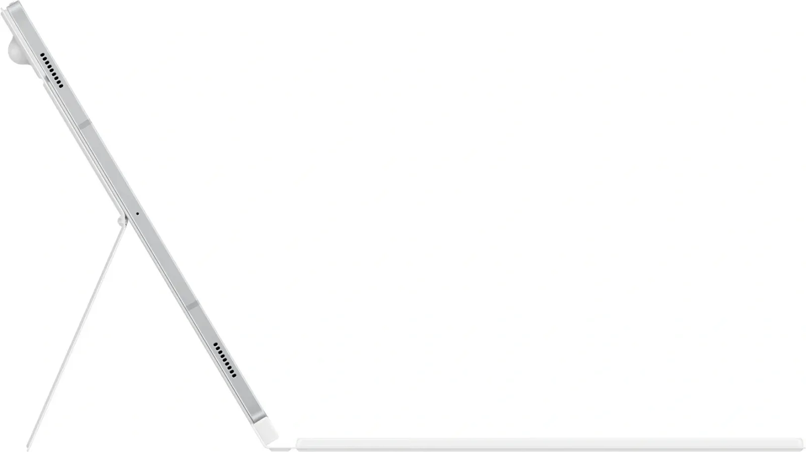Чехол-клавиатура Samsung для Samsung Galaxy Tab S9+/S9 FE+/S10+ Book Cover Keyboard поликарбонат/полиуретан белый EF-DX825UWRGRU - фото 7