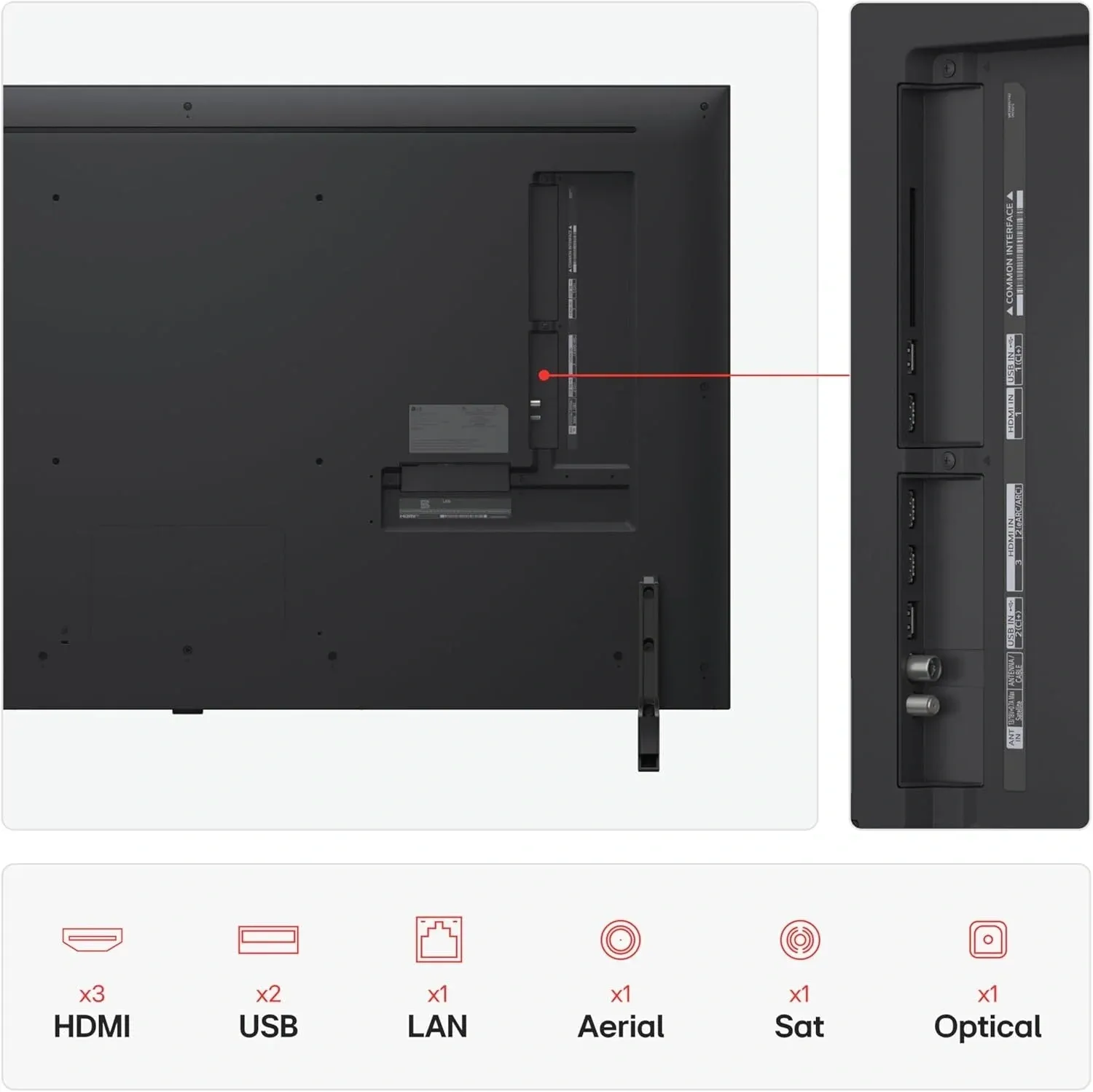 Телевизор LED LG 55 55QNED80A6A.ARUG черный титан 4K Ultra HD 60Hz DVB-T DVB-T2 DVB-C DVB-S DVB-S2 USB WiFi Smart TV RUS - фото 4