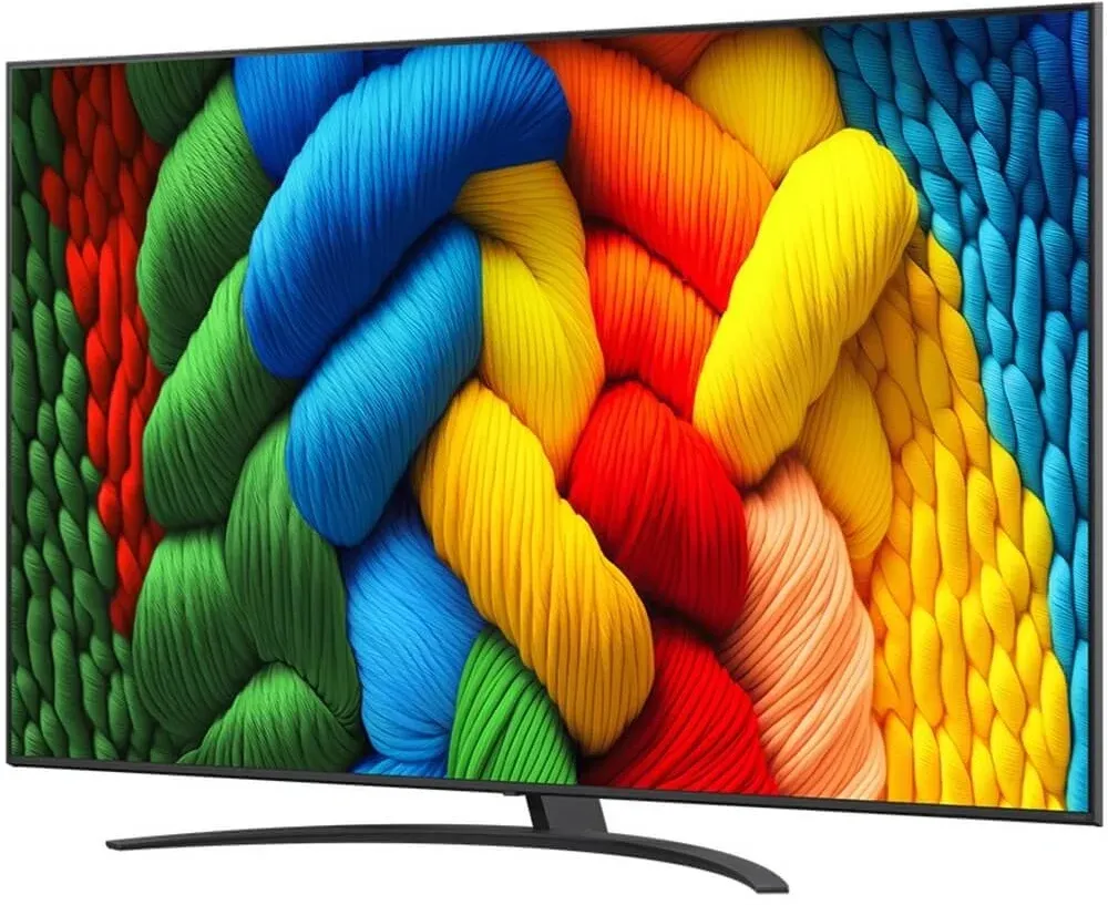 Телевизор LED LG 86 86NANO81A6A.ARUG черный 4K Ultra HD 60Hz DVB-T DVB-T2 DVB-C DVB-S DVB-S2 USB WiFi Smart TV - фото 1