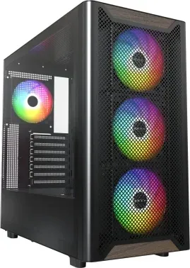 Корпус Montech XR Wood черный без БП ATX 9x120mm 4x140mm 2xUSB3.0 audio bott PSU - фото 8
