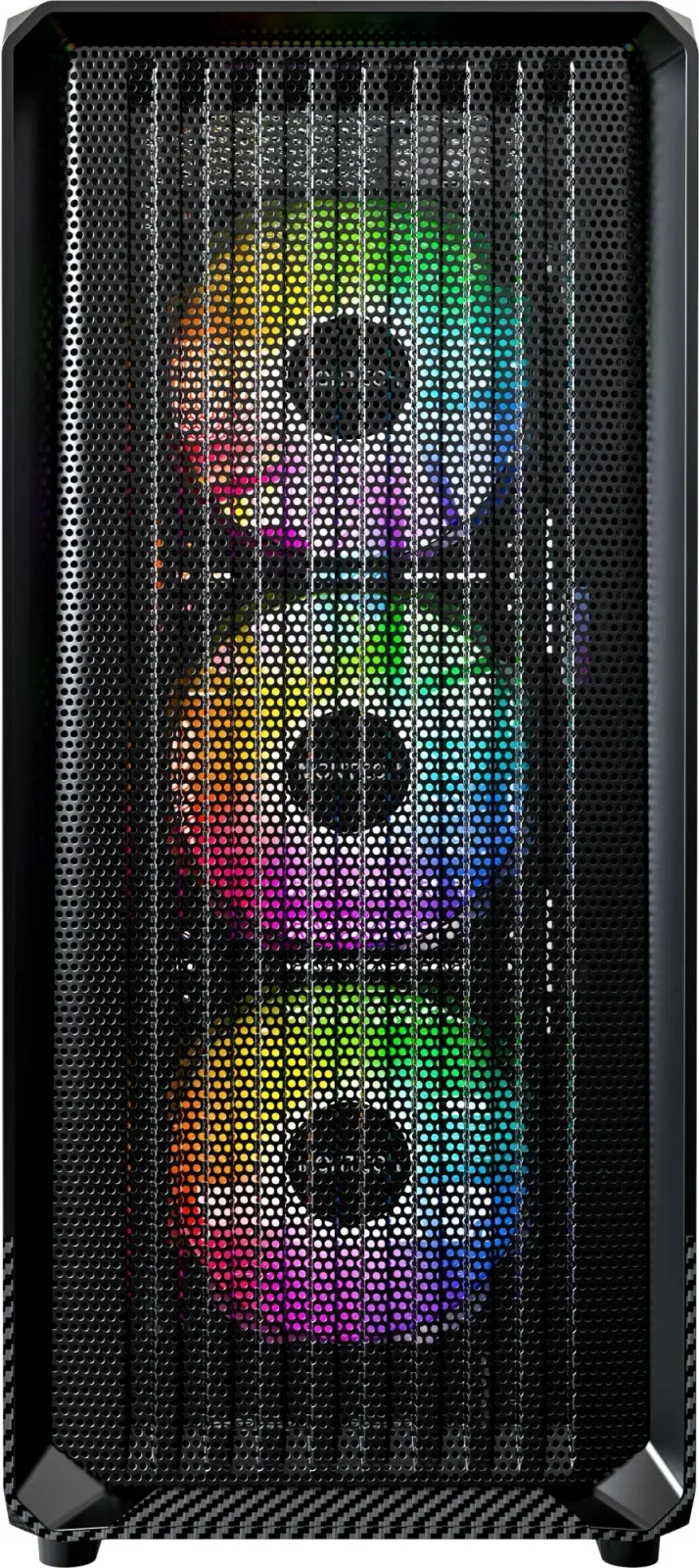 Корпус Montech X5 черный без БП ATX 8x120mm 2x140mm 1xUSB2.0 1xUSB3.0 audio bott PSU - фото 5