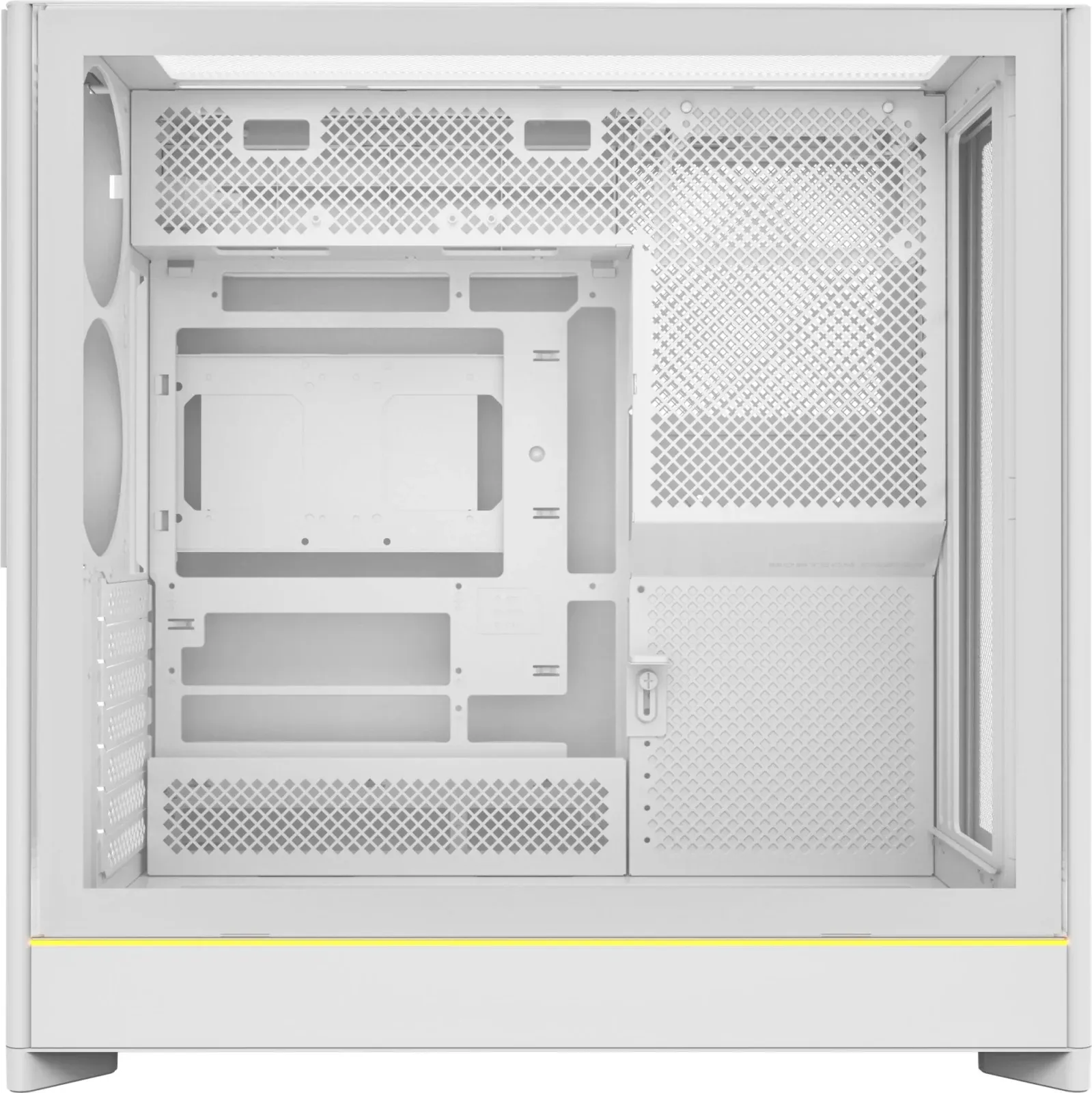 Корпус Montech HS01 белый без БП ATX 11x120mm 2x140mm 2xUSB3.0 audio - фото 4