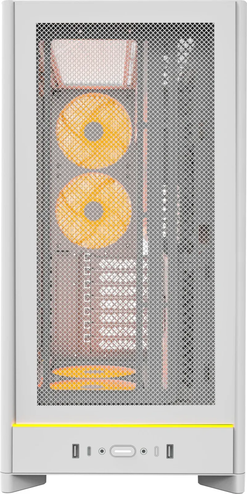 Корпус Montech HS01 Pro белый без БП ATX 6x120mm 2x140mm 2xUSB3.0 audio - фото 3