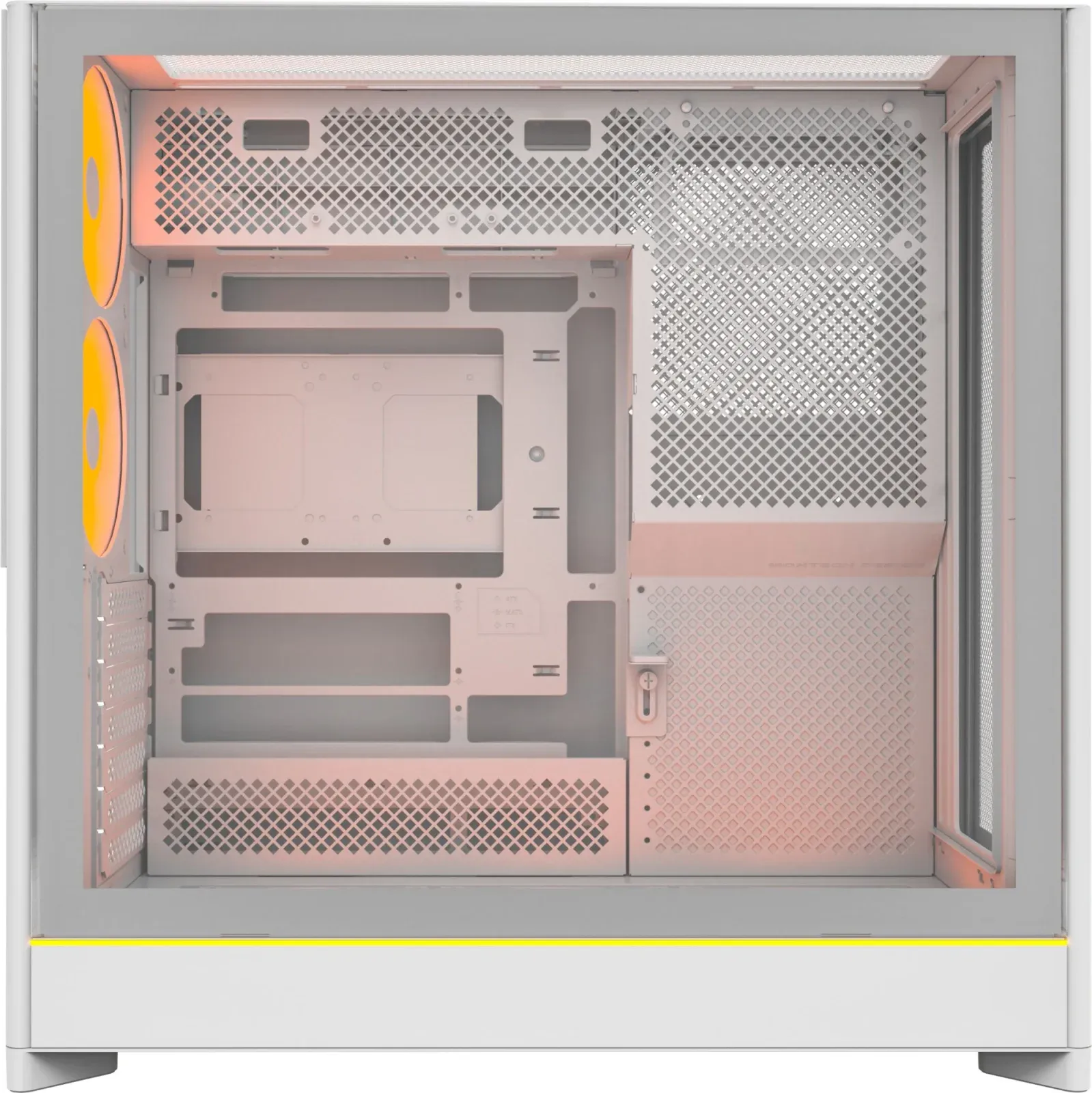 Корпус Montech HS01 Pro белый без БП ATX 6x120mm 2x140mm 2xUSB3.0 audio - фото 4