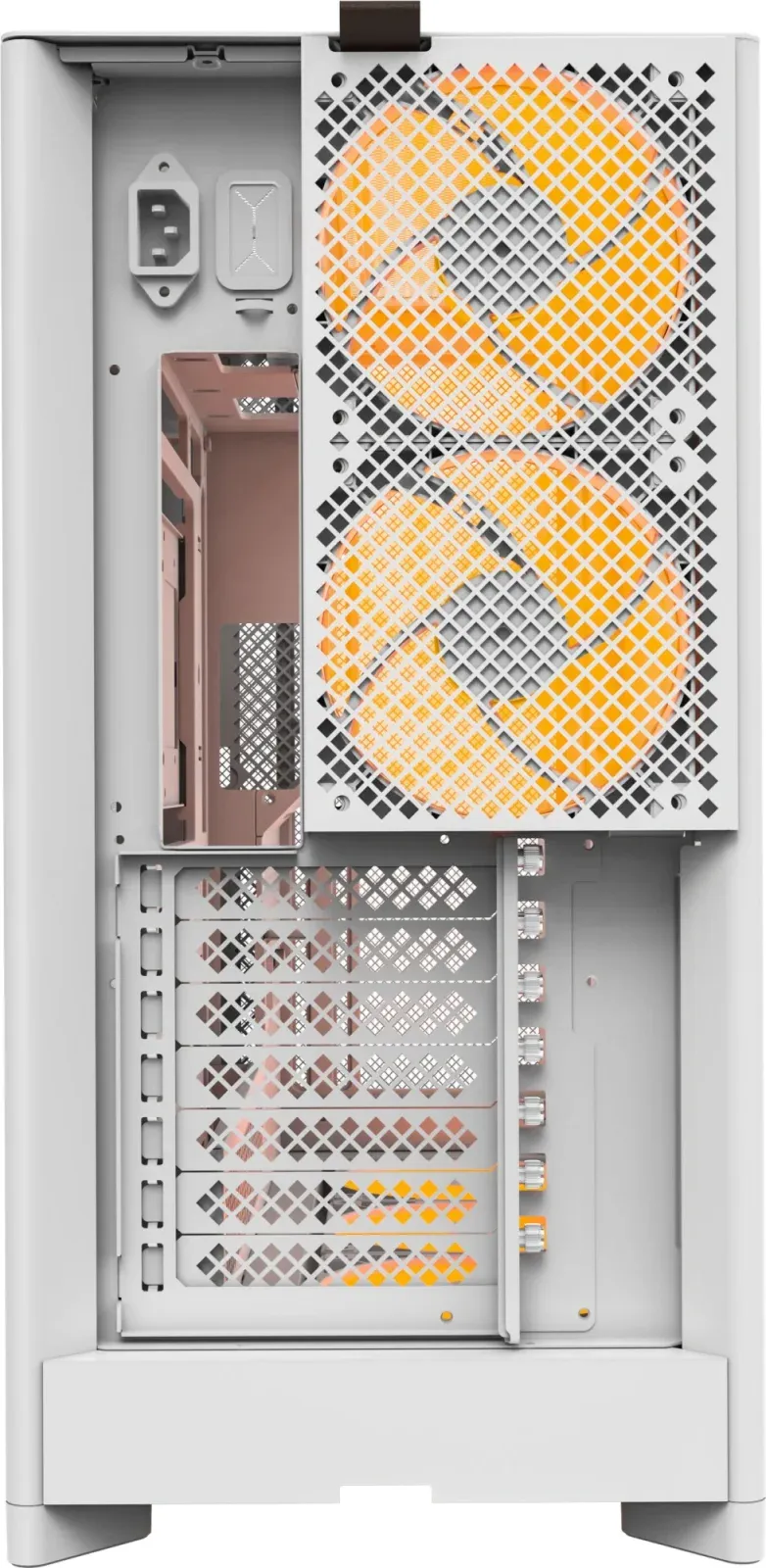 Корпус Montech HS01 Pro белый без БП ATX 6x120mm 2x140mm 2xUSB3.0 audio - фото 5