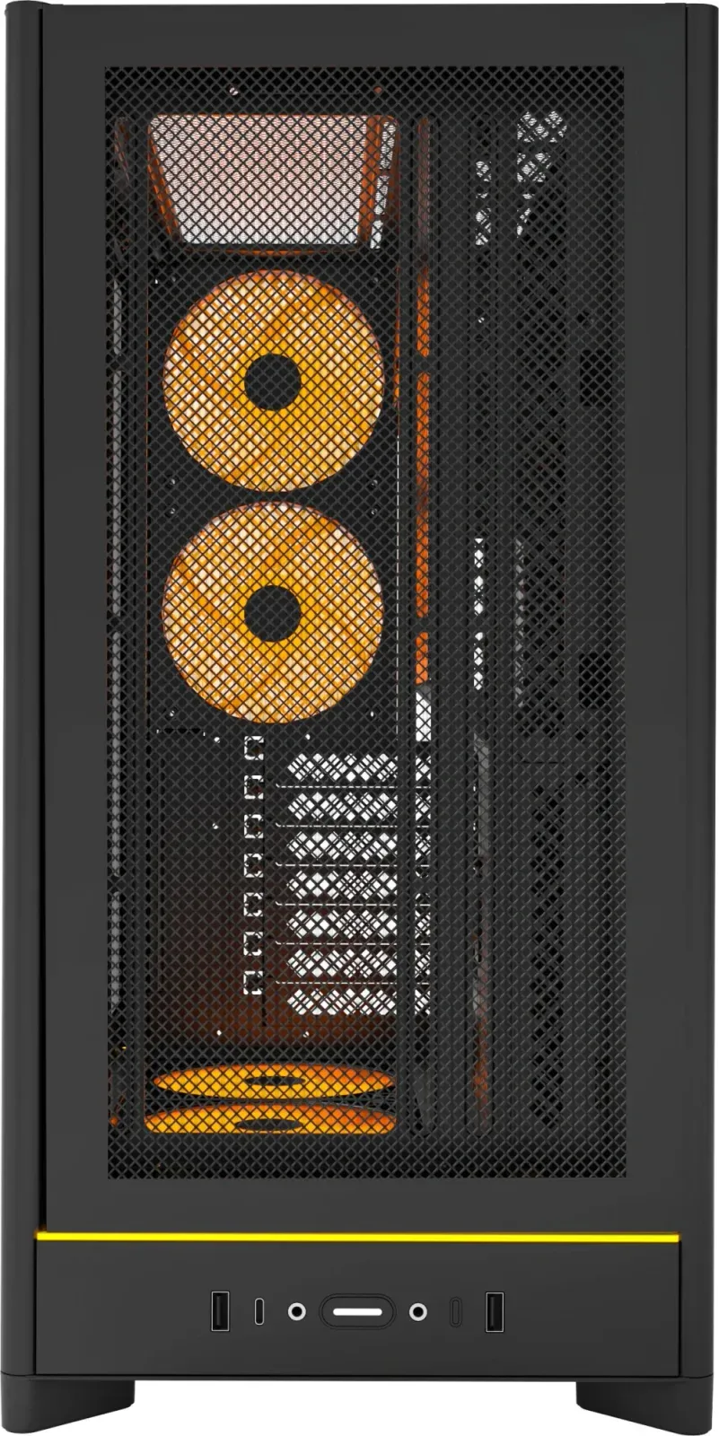 Корпус Montech HS01 Pro черный без БП ATX 6x120mm 2x140mm 2xUSB3.0 audio - фото 3