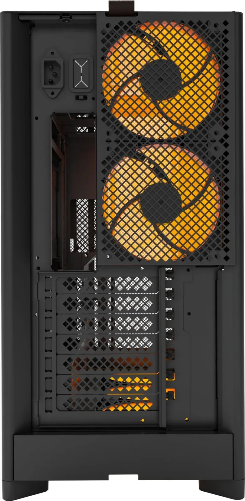 Корпус Montech HS01 Pro черный без БП ATX 6x120mm 2x140mm 2xUSB3.0 audio - фото 5