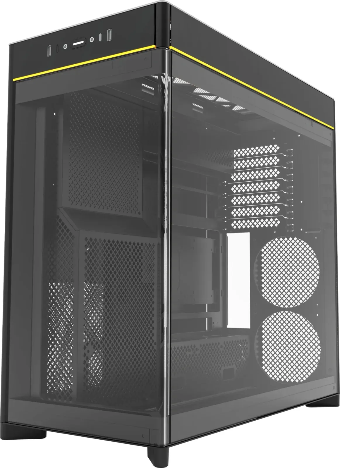 Корпус Montech HS02 черный без БП ATX 8x120mm 2xUSB3.0 audio - фото 2