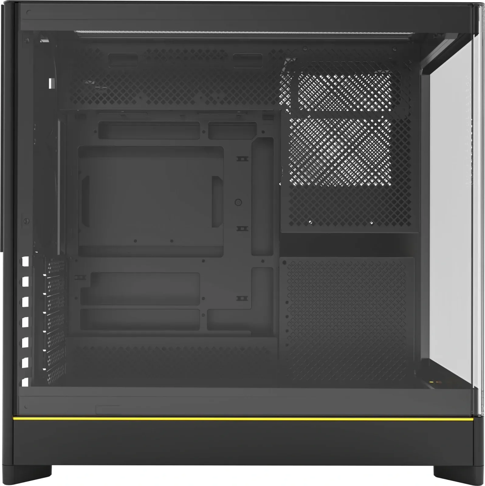 Корпус Montech HS02 черный без БП ATX 8x120mm 2xUSB3.0 audio - фото 4