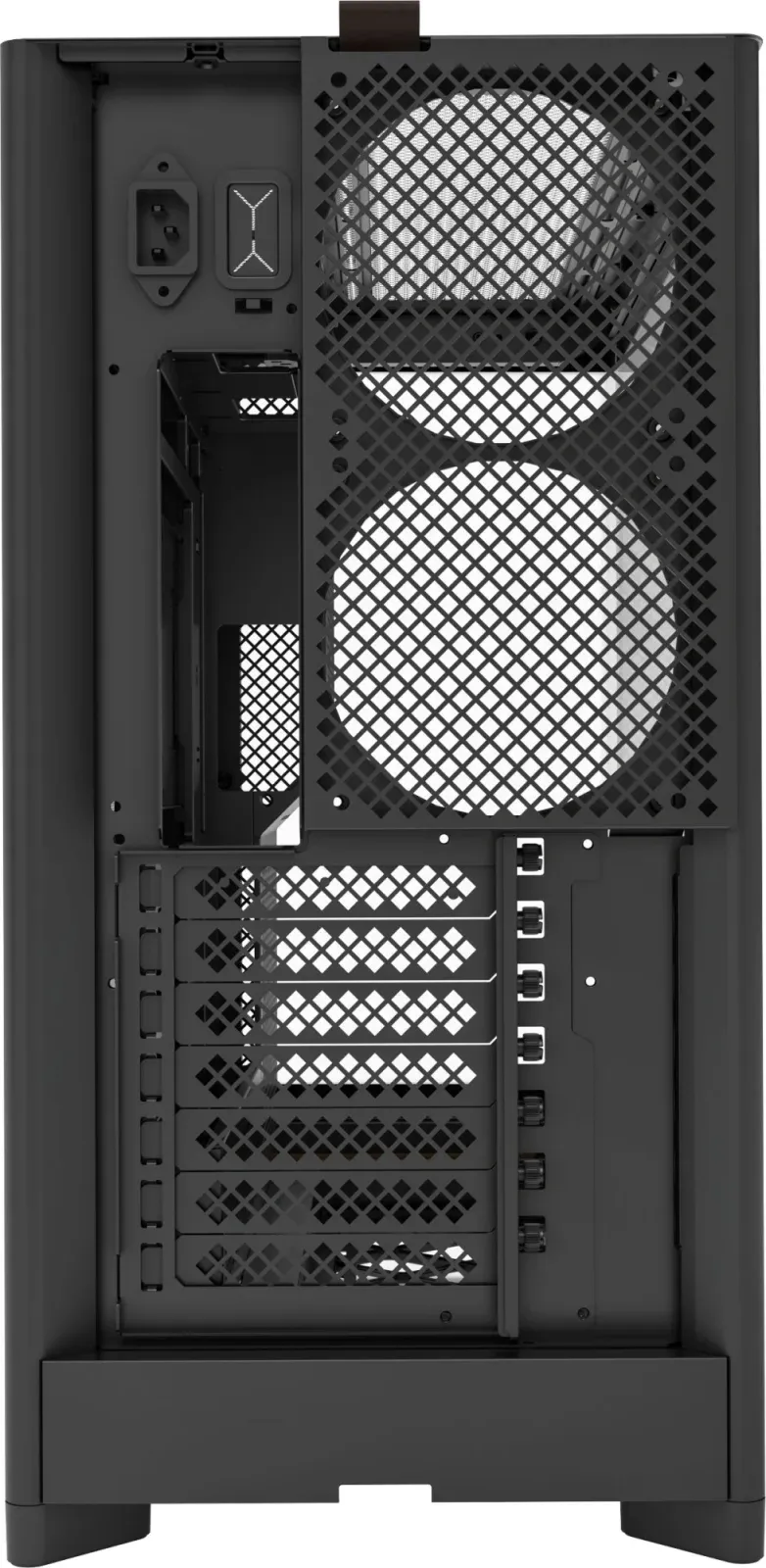 Корпус Montech HS02 черный без БП ATX 8x120mm 2xUSB3.0 audio - фото 5