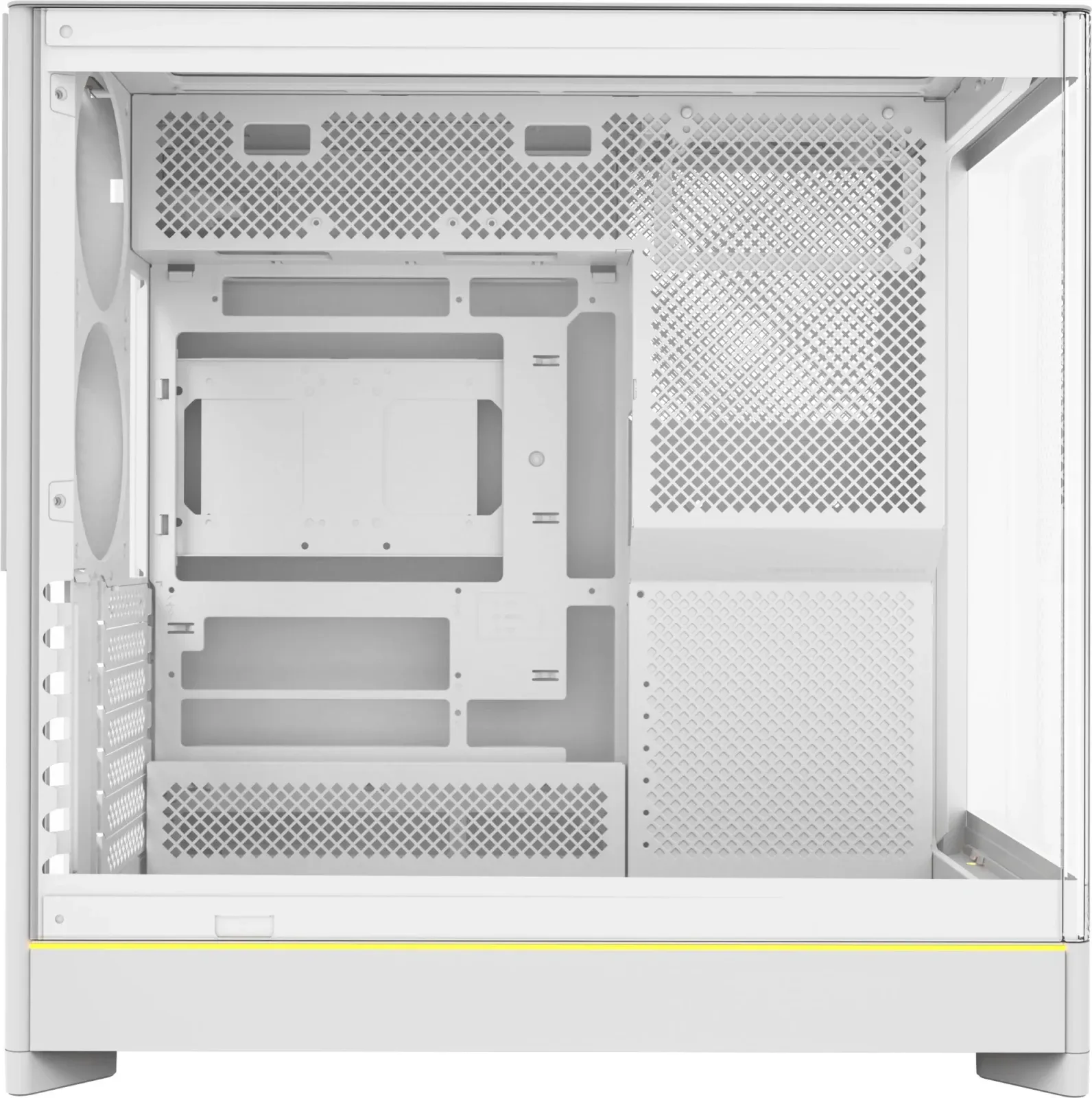 Корпус Montech HS02 белый без БП ATX 8x120mm 2xUSB3.0 audio - фото 4