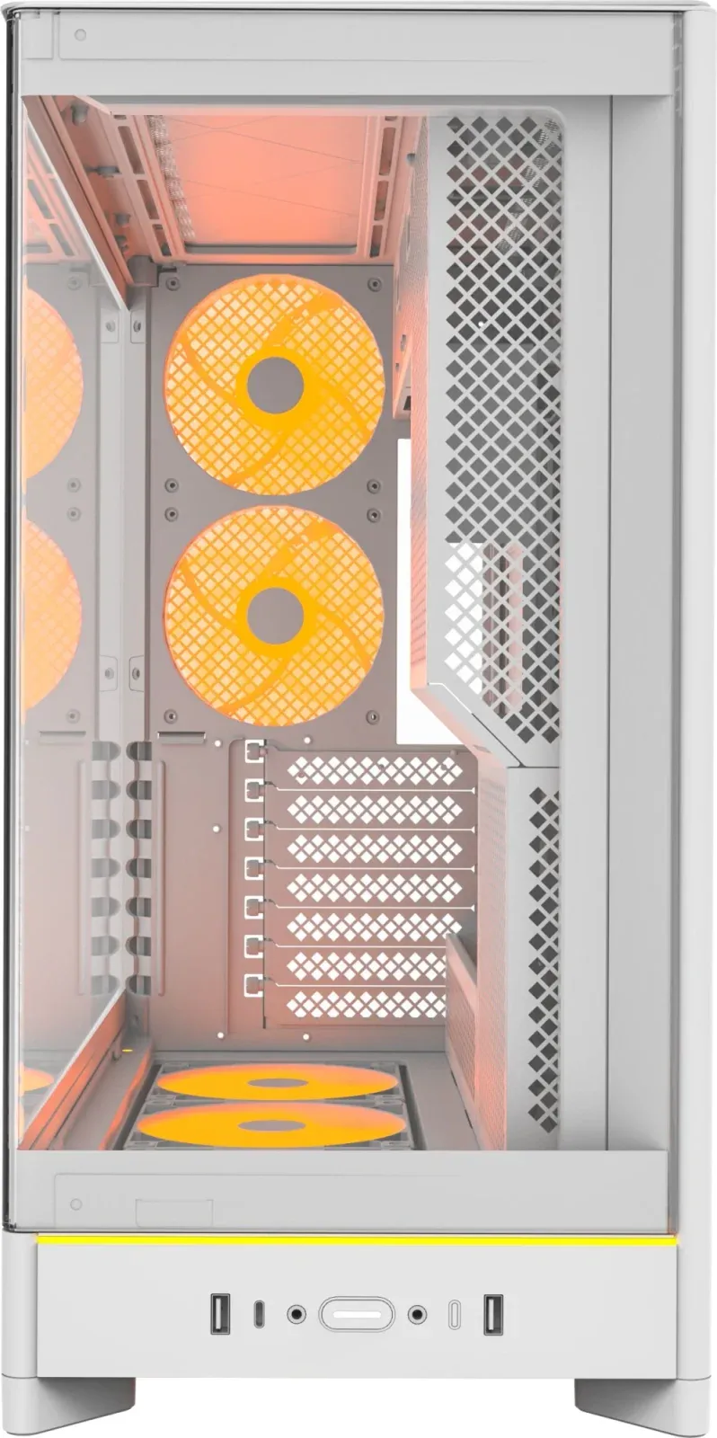 Корпус Montech HS02 Pro белый без БП ATX 8x120mm 2xUSB3.0 audio - фото 3