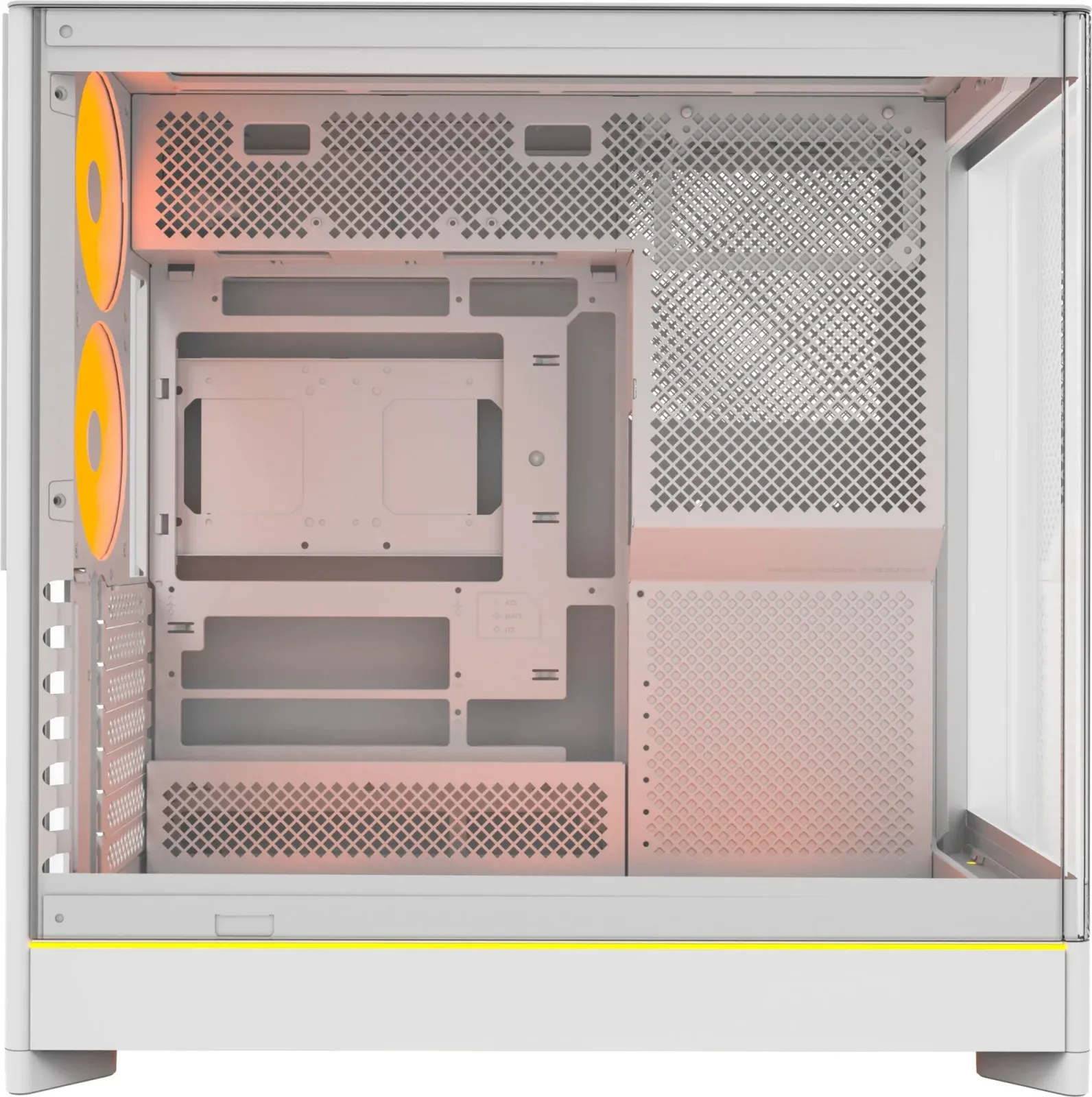 Корпус Montech HS02 Pro белый без БП ATX 8x120mm 2xUSB3.0 audio - фото 4