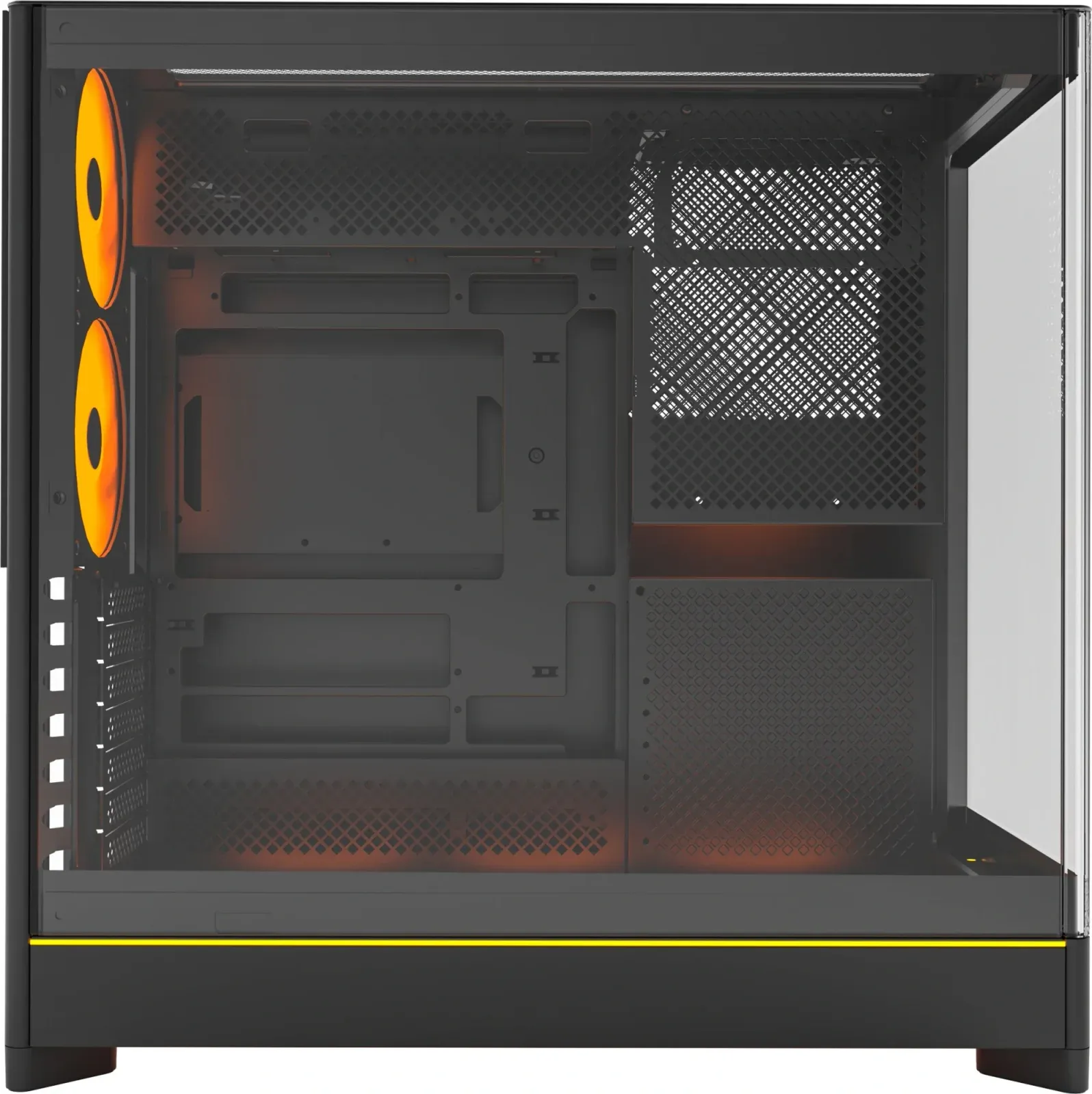 Корпус Montech HS02 Pro черный без БП ATX 8x120mm 2xUSB3.0 audio - фото 4