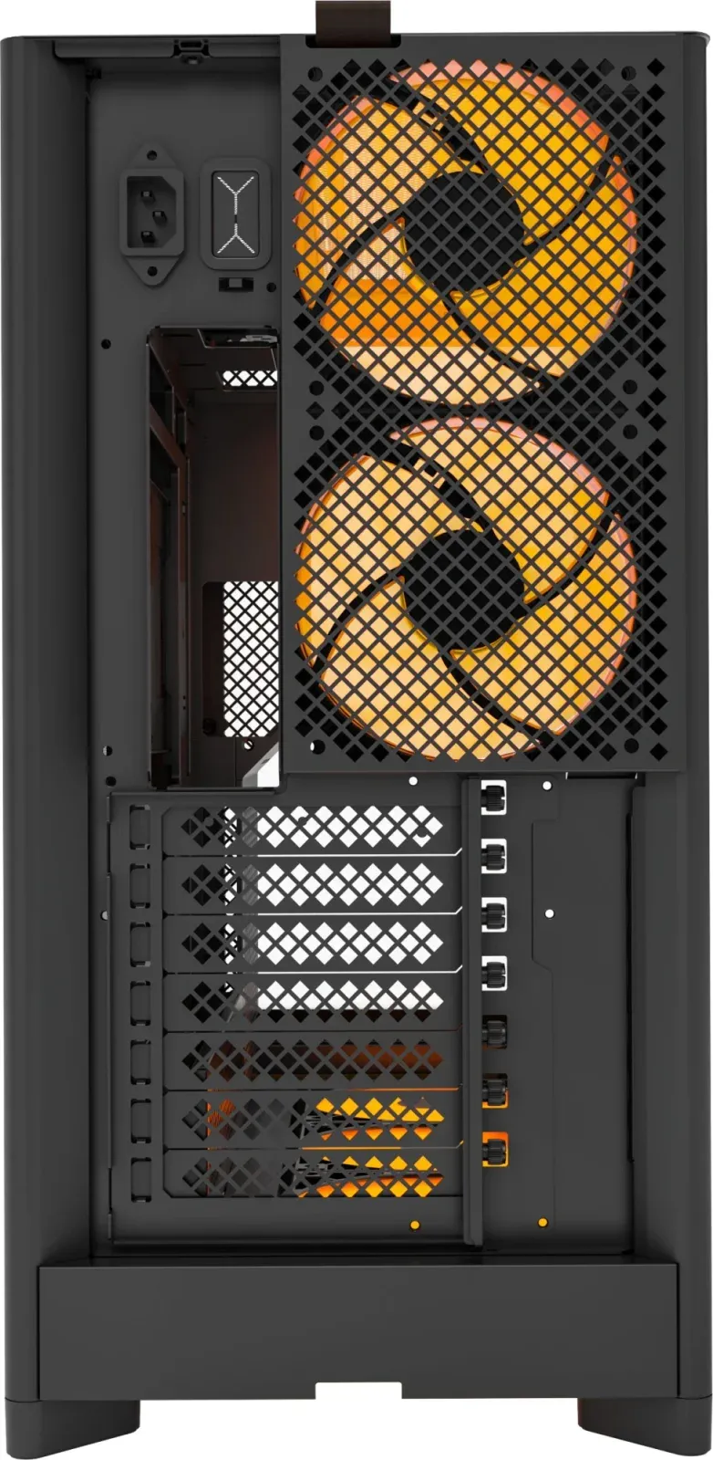 Корпус Montech HS02 Pro черный без БП ATX 8x120mm 2xUSB3.0 audio - фото 5