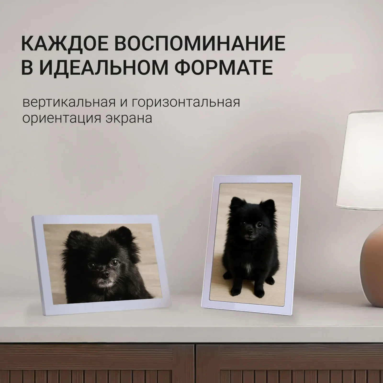 Фоторамка Digma 10.1 PF-1085 1280x800 белый пластик 16Gb Видео WiFi - фото 5