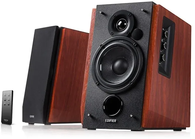 Колонки Edifier R1700BT 2.0 коричневый 66Вт BT - фото 2