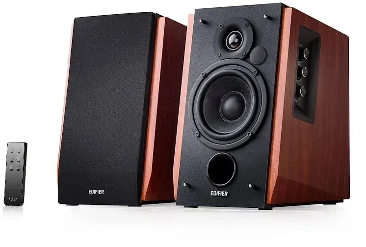 Колонки Edifier R1700BT 2.0 коричневый 66Вт BT - фото 3