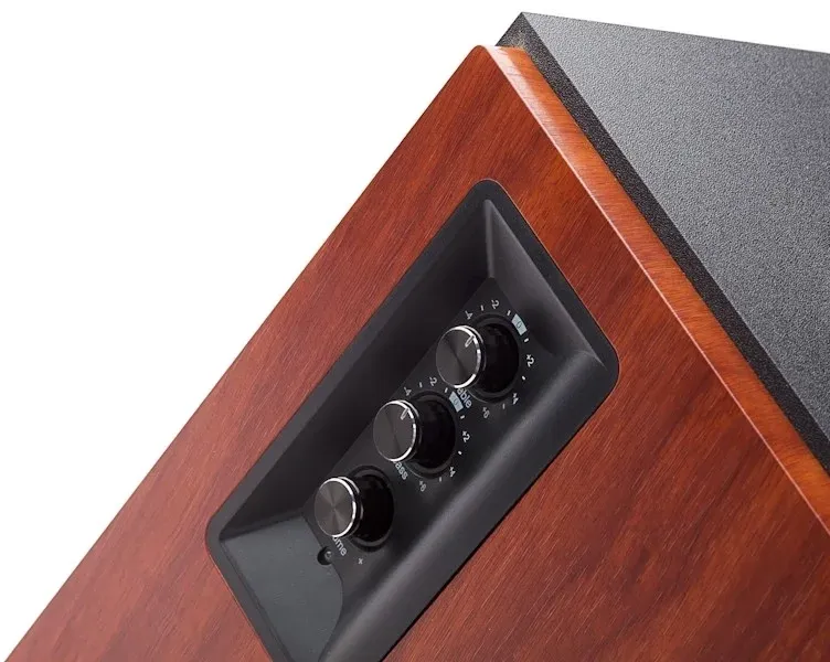 Колонки Edifier R1700BT 2.0 коричневый 66Вт BT - фото 6