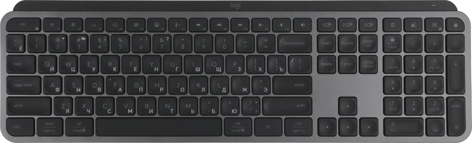 Клавиатуры LOGITECH MX Keys S графитовый/черный