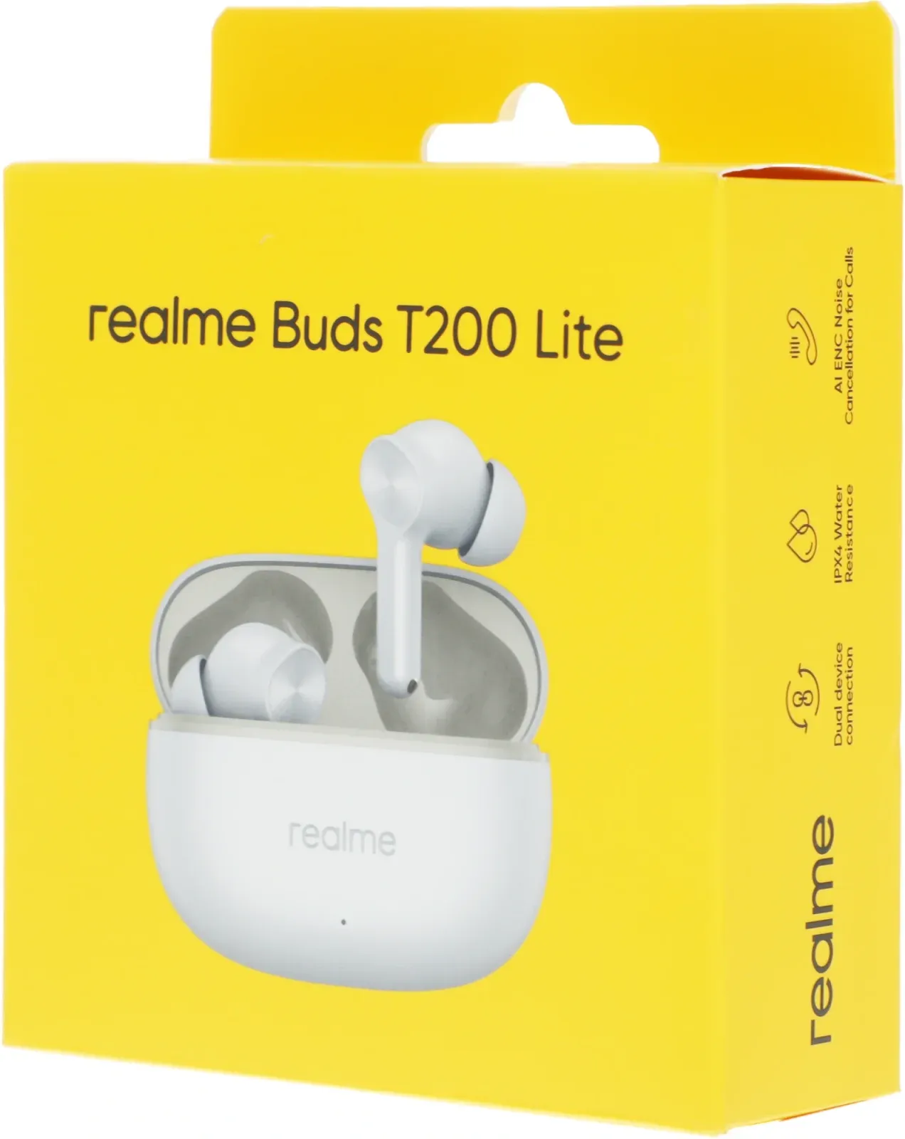 Гарнитура внутриканальные Realme Buds T200 Lite серый беспроводные bluetooth в ушной раковине 6941764454507 - фото 5