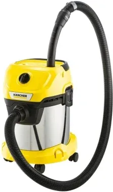 Строительный пылесос Karcher WD 3 S V-15/4/20 1000Вт уборка: сухая/сбор воды/выдув желтый - фото 8