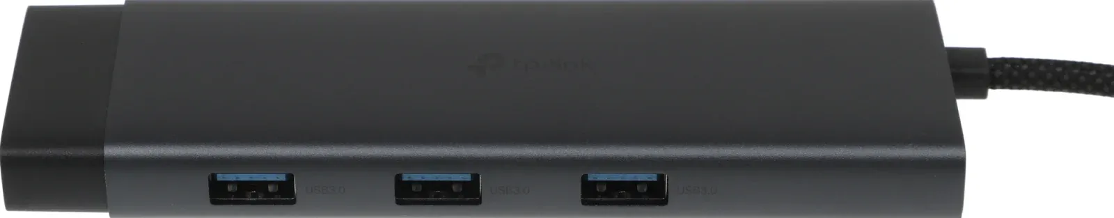 Разветвитель USB-C TP-Link UH9120C 3порт. серый - фото 4