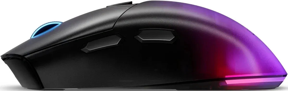 Мышь Lenovo Legion M410 Wireless RGB Gaming черный оптическая 16000dpi беспров. BT/Radio USB 5but GY51P83012 - фото 6
