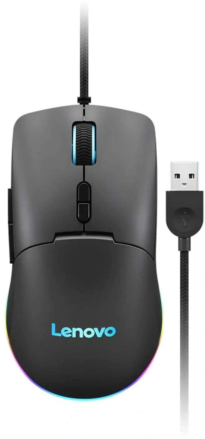 Мышь Lenovo M210 RGB Gaming черный оптическая 8000dpi USB 6but GY51M74265 - фото 1
