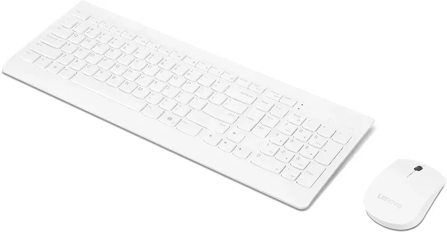 Клавиатура + мышь Lenovo 510 клав:белый мышь:белый USB беспроводная BT GX31F38001 - фото 3