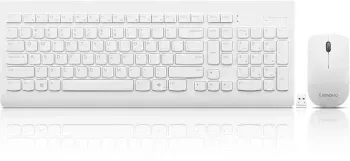 Клавиатура + мышь Lenovo 510 клав:белый мышь:белый USB беспроводная BT GX31F38001 - фото 5