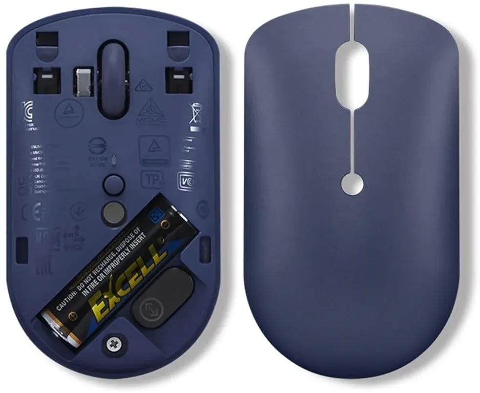 Мышь Lenovo 540 USB-C Wireless Compact темно-синий оптическая 2400dpi беспров. USB-C для ноутбука 3but GY51D20871 - фото 5