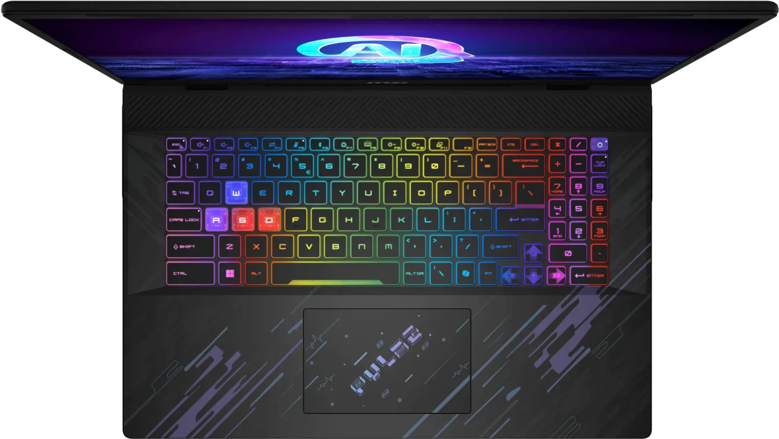 Ноутбук MSI Pulse 17 AI C1VEKG-089XRU Core Ultra 7 155H 32Gb SSD1Tb NVIDIA GeForce RTX4050 6Gb 17 IPS QHD+ 2560x1600 FreeDOS black WiFi BT Cam 9S7-17T311-089 - фото 3