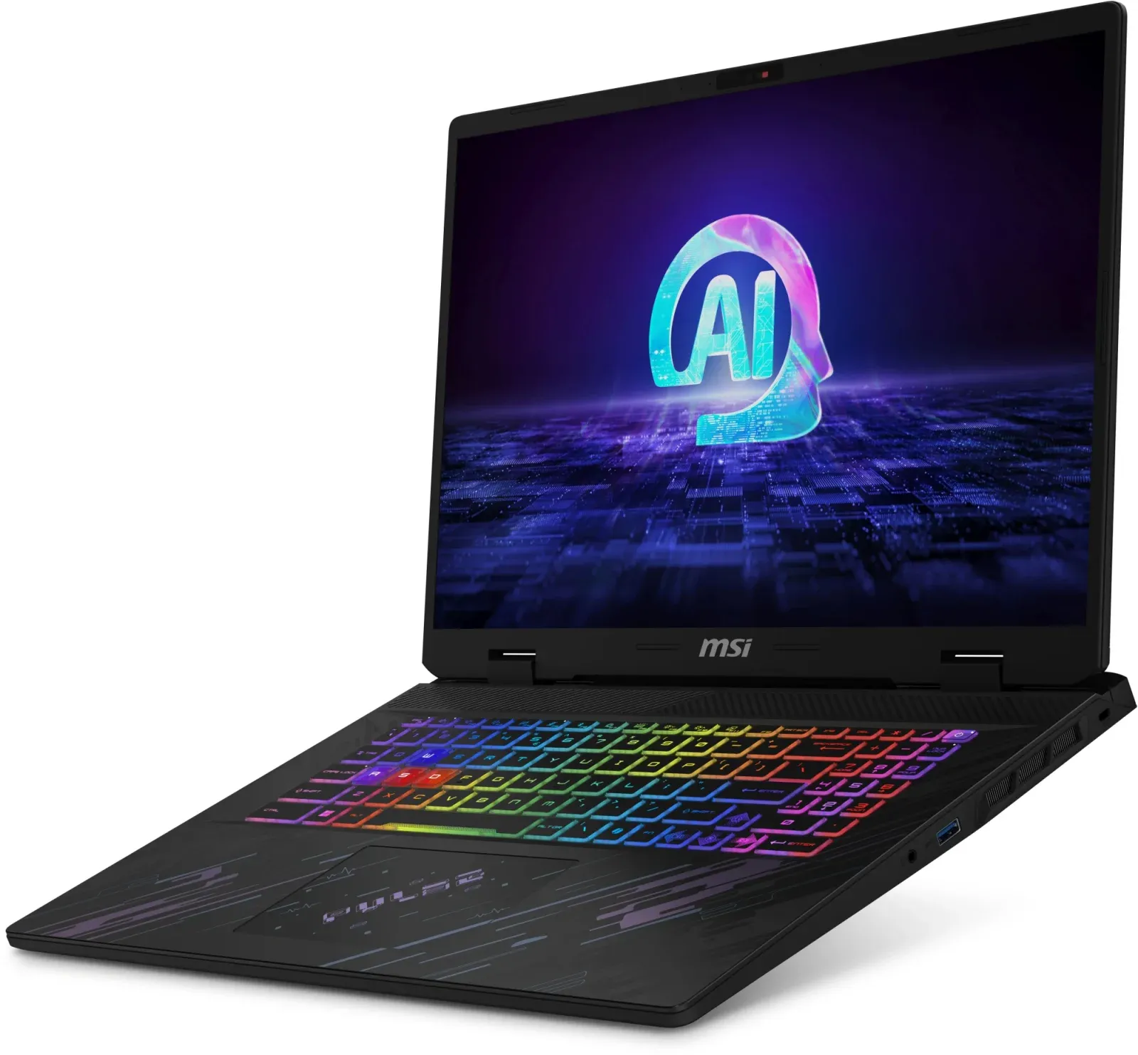 Ноутбук MSI Pulse 17 AI C1VEKG-089XRU Core Ultra 7 155H 32Gb SSD1Tb NVIDIA GeForce RTX4050 6Gb 17 IPS QHD+ 2560x1600 FreeDOS black WiFi BT Cam 9S7-17T311-089 - фото 5