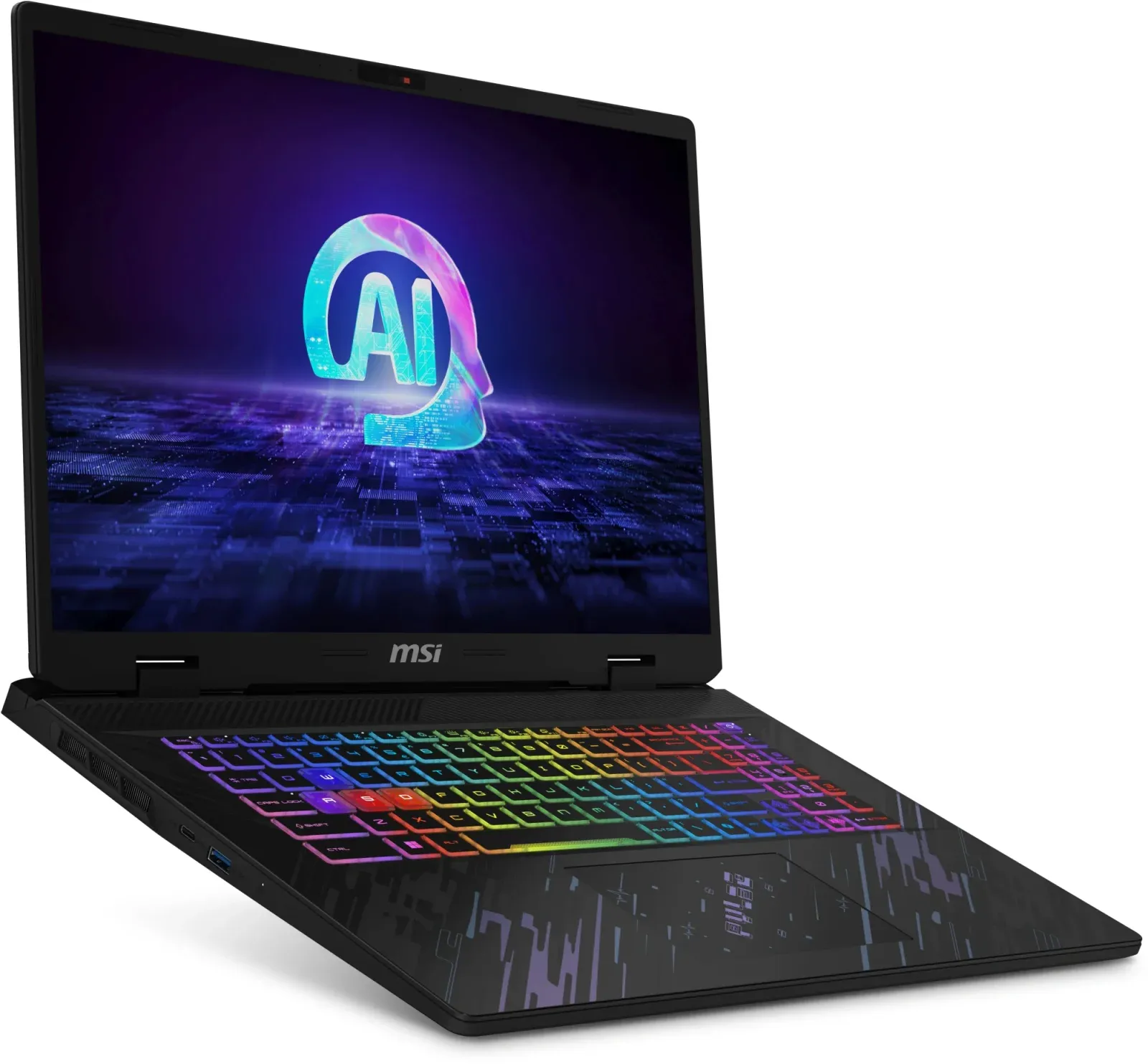 Ноутбук MSI Pulse 17 AI C1VEKG-089XRU Core Ultra 7 155H 32Gb SSD1Tb NVIDIA GeForce RTX4050 6Gb 17 IPS QHD+ 2560x1600 FreeDOS black WiFi BT Cam 9S7-17T311-089 - фото 6
