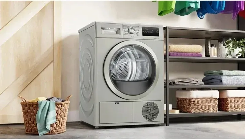 Сушильная машина Bosch WTN86212ME пан.англ. кл.энер.:A+++ макс.загр.:8кг серый - фото 2