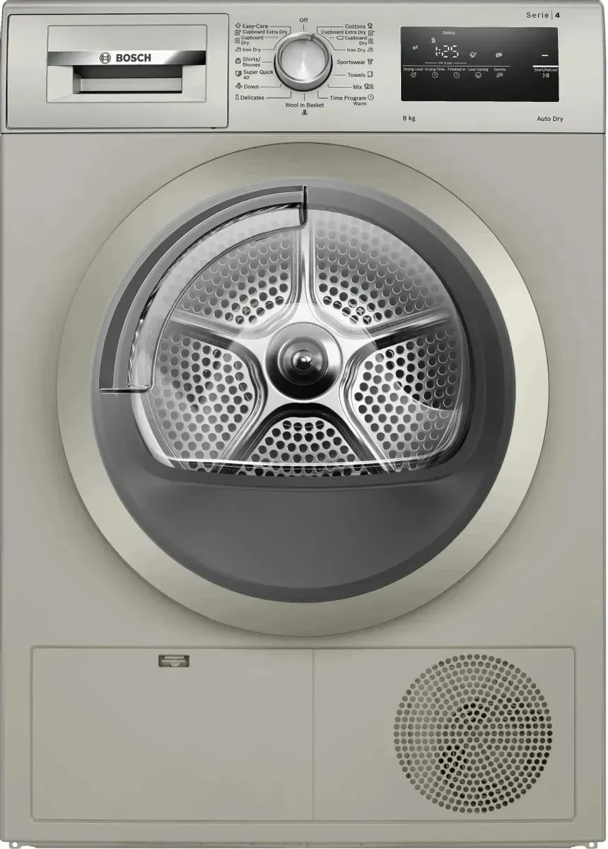 Сушильная машина Bosch WTN86212ME пан.англ. кл.энер.:A+++ макс.загр.:8кг серый - фото 3