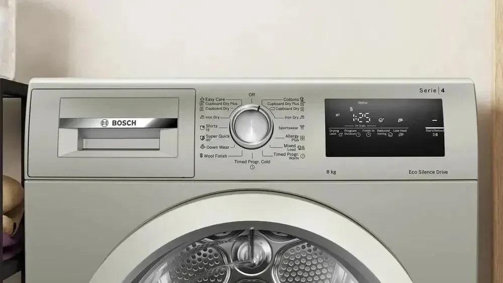 Сушильная машина Bosch WTN86212ME пан.англ. кл.энер.:A+++ макс.загр.:8кг серый - фото 7