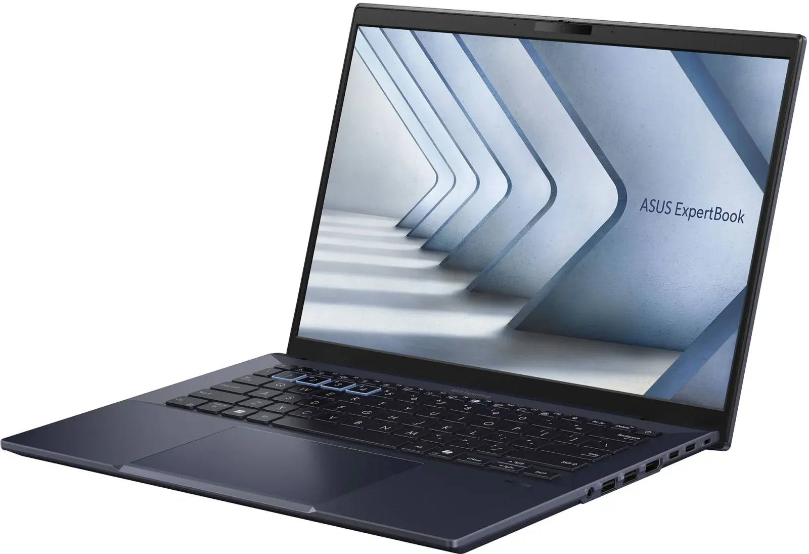 Ноутбук Asus ExpertBook B5 B5404CVA-QN0099 Core i5 1335U 16Gb SSD512Gb Intel Iris Xe graphics 14 IPS WQXGA 2560x1600 без ОС black WiFi BT Cam 90NX0701-M003L0 - фото 4