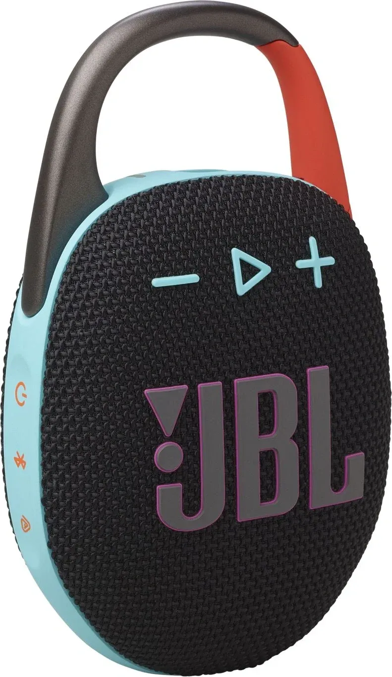 Колонка порт. JBL Clip 5 черный/оранжевый 7W Mono BT 10м 1400mAh - фото 1