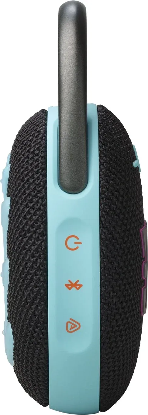 Колонка порт. JBL Clip 5 черный/оранжевый 7W Mono BT 10м 1400mAh - фото 2
