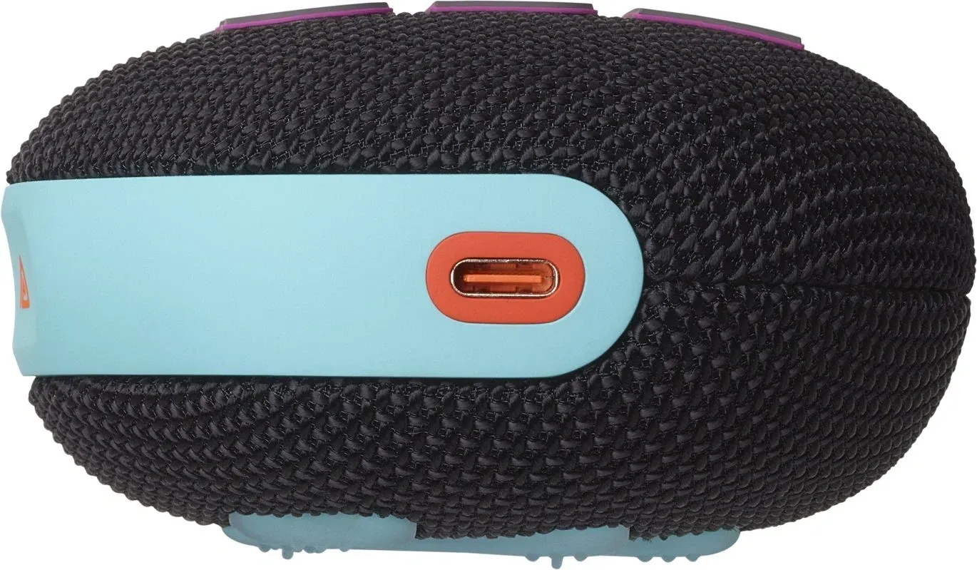 Колонка порт. JBL Clip 5 черный/оранжевый 7W Mono BT 10м 1400mAh - фото 8