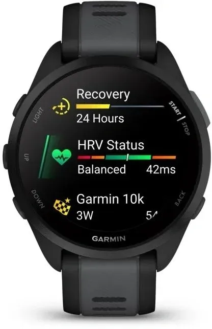 Смарт-часы Garmin Forerunner 165 30.4мм 1.2 AMOLED корп.черный рем.черный разм.брасл.:126-203мм 010-02863-20 - фото 3