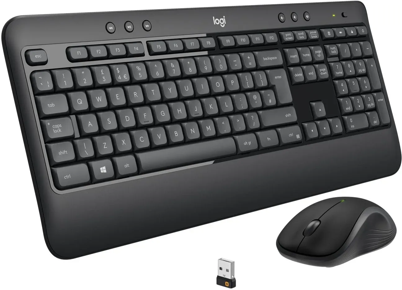 Клавиатура + мышь Logitech MK540 клав:черный мышь:черный USB беспроводная slim Multimedia 920-008686 - фото 7