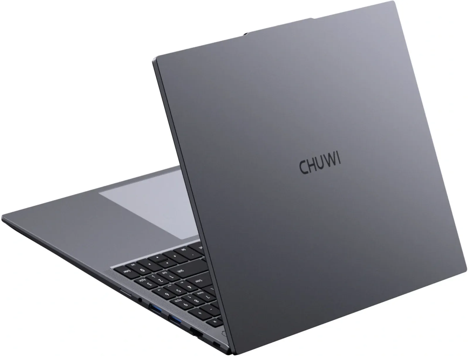 Ноутбук Chuwi Corebook Plus Ryzen 5 7430U 16Gb SSD512Gb AMD Radeon Graphics 16 IPS FHD 1920x1200 Windows 11 Home grey WiFi BT Cam 6500mAh - фото 2