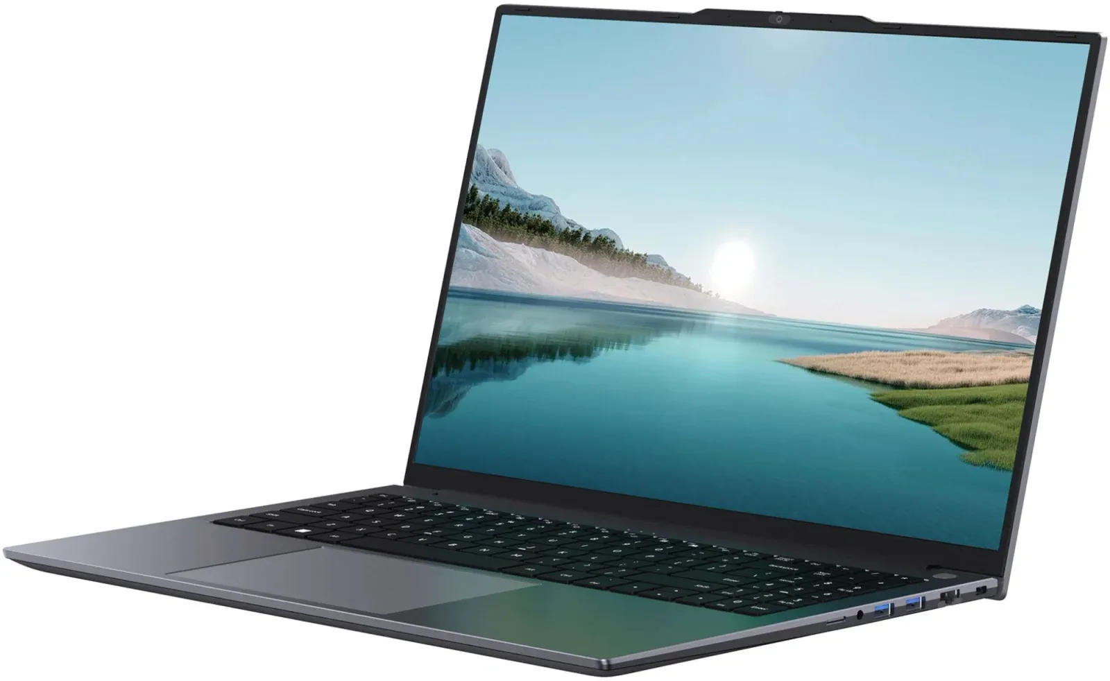 Ноутбук Chuwi Corebook Plus Ryzen 5 7430U 16Gb SSD512Gb AMD Radeon Graphics 16 IPS FHD 1920x1200 Windows 11 Home grey WiFi BT Cam 6500mAh - фото 5