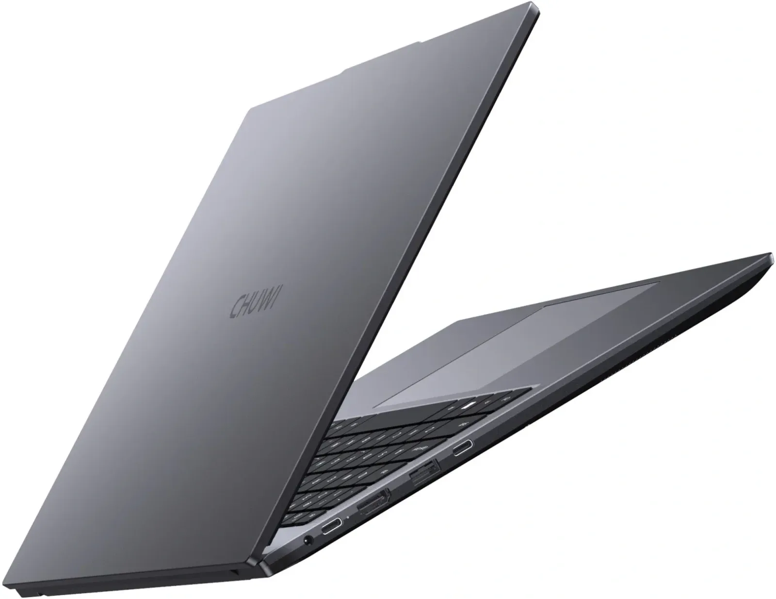 Ноутбук Chuwi Corebook Plus Ryzen 5 7430U 16Gb SSD512Gb AMD Radeon Graphics 16 IPS FHD 1920x1200 Windows 11 Home grey WiFi BT Cam 6500mAh - фото 6