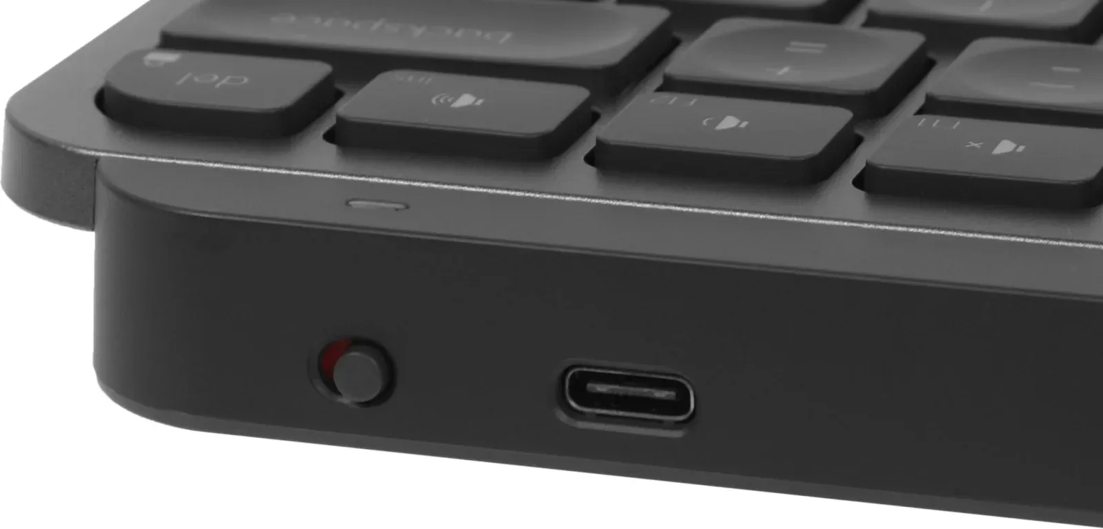 Клавиатура Logitech MX Keys Mini темно-серый/черный USB беспроводная BT/Radio LED 920-010617 - фото 5
