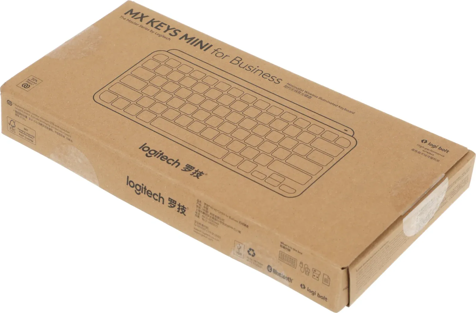 Клавиатура Logitech MX Keys Mini темно-серый/черный USB беспроводная BT/Radio LED 920-010617 - фото 7